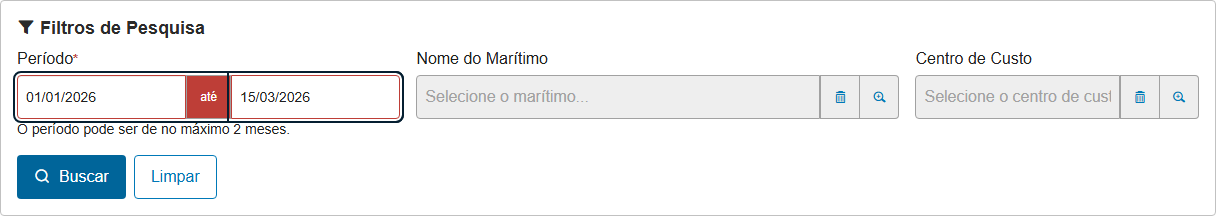 Filtro com intervalo acima de 2 meses recusado